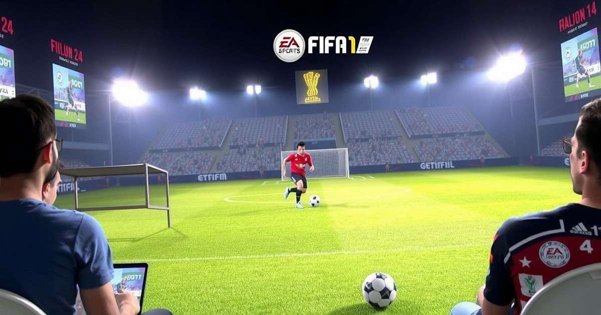 FIFA Mania in India community meetup with players of all ages gathered to play and socialize